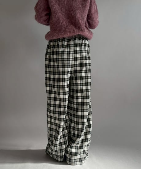 【USED】 Plaid Easy Pants / 260117-016