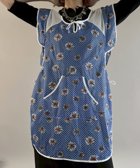 【USED】 Flower Pattern Euro Apron / 260321-016