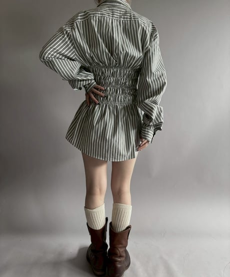 【RE;CIRCLE】 RE Shirring Shirt / 260409-016