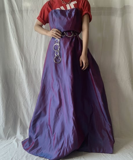 【USED】 Shiny Camisole Dress/210714-025