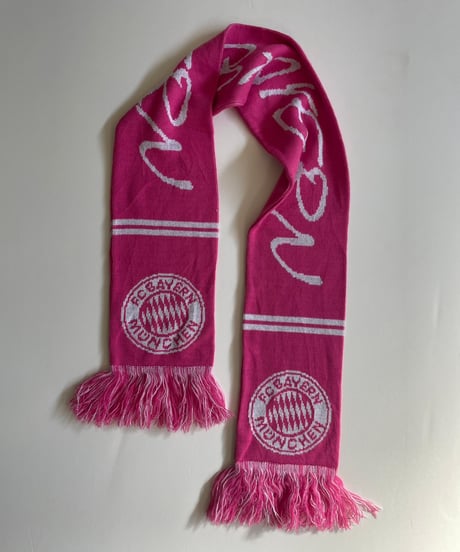 【USED】 Knit Soccer Muffler Pink / 230206-019