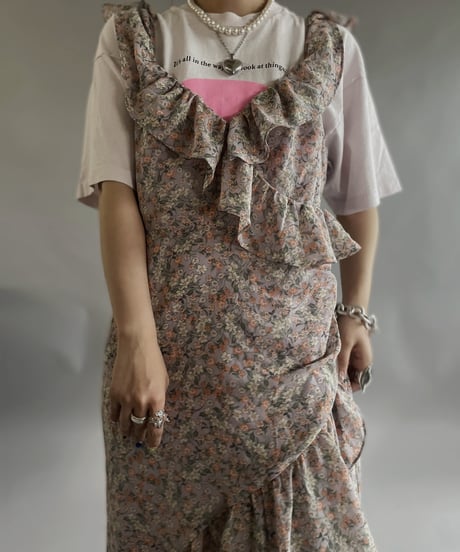 【USED 】Flower Patterned Camisole One-Piece /240505-001