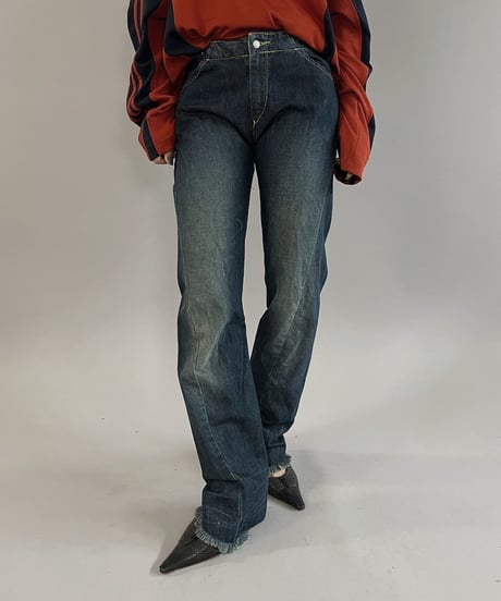 【USED 】Levi's Patterned Denim Pants/ 240316-010