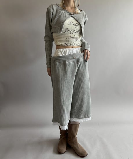 【RE;CIRCLE】 RE Thermal Cardigan / 260420-027