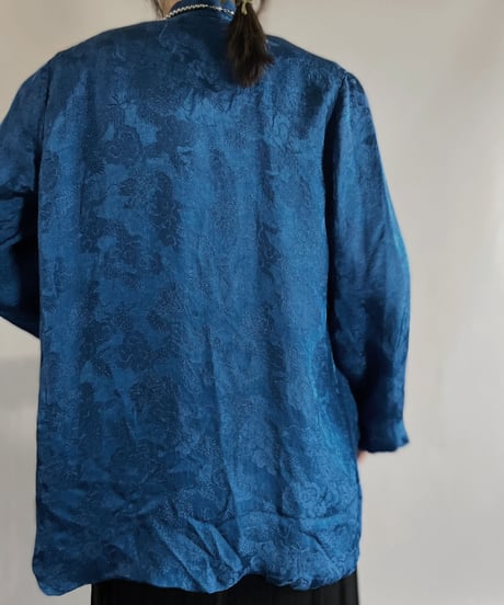 【USED】 Embroidery Jacket Blue / 230102-029