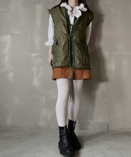 【USED】  Suede tight Skirt/220220-029