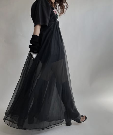 【USED】  See-through Camisole One-piece / 220409-022