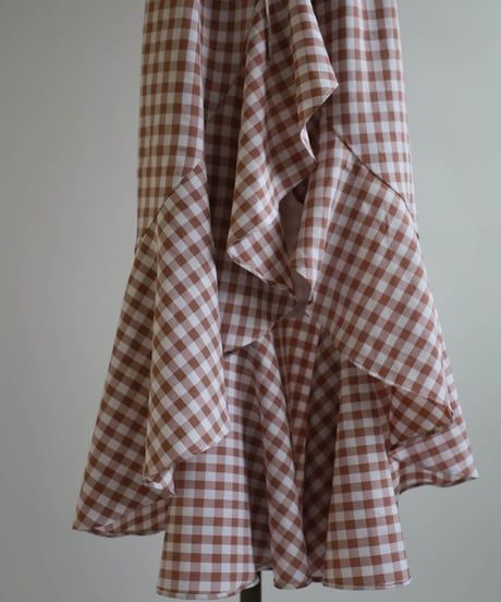 【USED】 Gingham Check Dress/ 220324-016