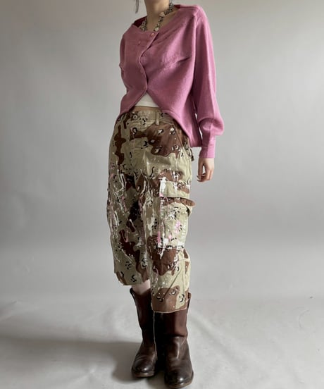 【RE;CIRCLE】 RE Deformed Acrylic Cardigan / 260312-007