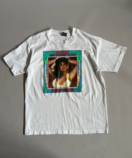 【USED】  Made in USA Screen Stars Vest 90's Person T-Shirt /240824-009