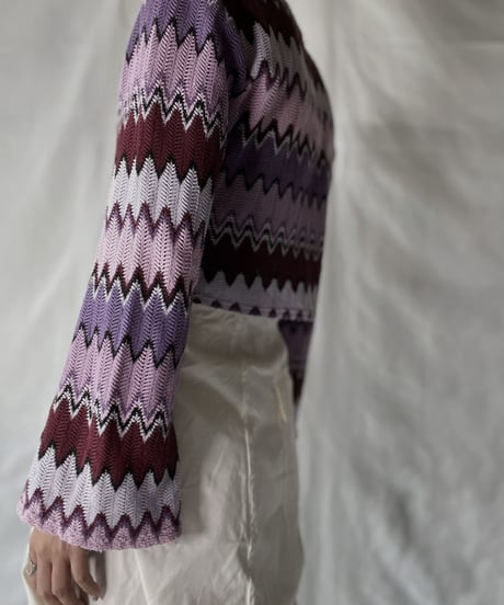 【USED】   Crochet L/S Top/210926-003