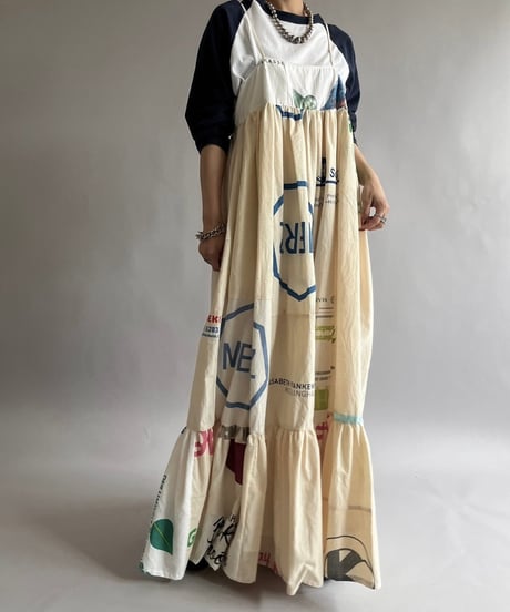 【RE;CIRCLE】RE Eco-Friendly Bag Camisole Long One-piece / 240905-016