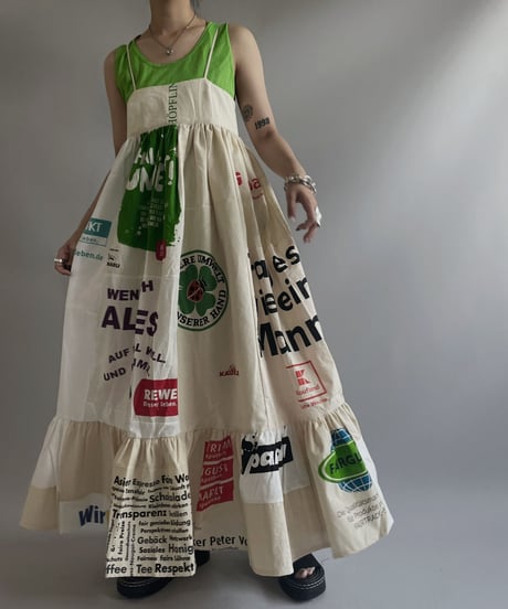 【RE;CIRCLE】RE Eco-Friendly Bag Camisole Long One-piece / 230727-020