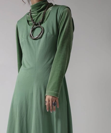 【USED】N/S Poly Dress ③ / 220324-021