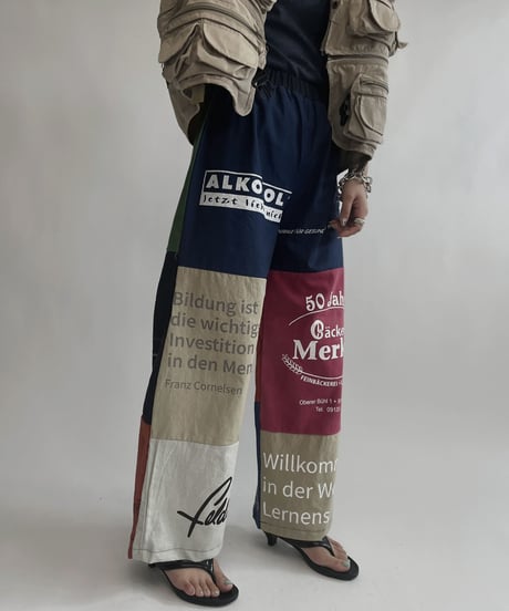 【RE;CIRCLE】 RE Eco-Friendly Bag Pants Navy Blue / 220804-013