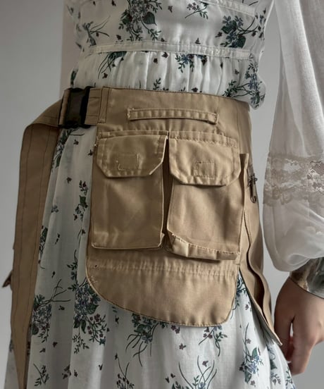【RE;CIRCLE】  RE Fishing Vest Belt Bag / 260528-015