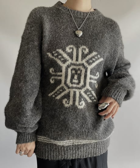 【USED】L/S Nordic Knit Top / 231112-007