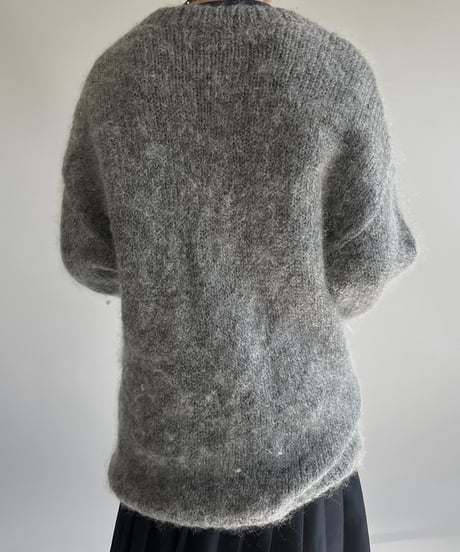 【USED】 Cos Zip Up Mohair Knit Cardigan /250201-007