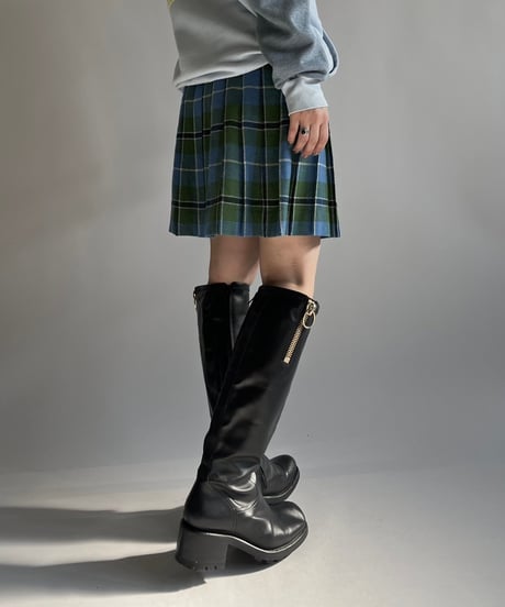 【USED】 Check Pattern Kilt Skirt /250118-014