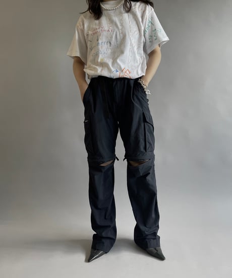 【USED】 JERZEES Hand Paint T-Shirt  /240608-020