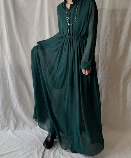 【USED】  Poly EURO Dress⑥/210407-029