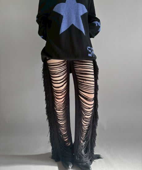 【USED】 Fringe Design Pants / 251227-014