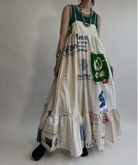 【RE;CIRCLE】 RE Eco-Friendly Bag Camisole One-piece / 220707-012