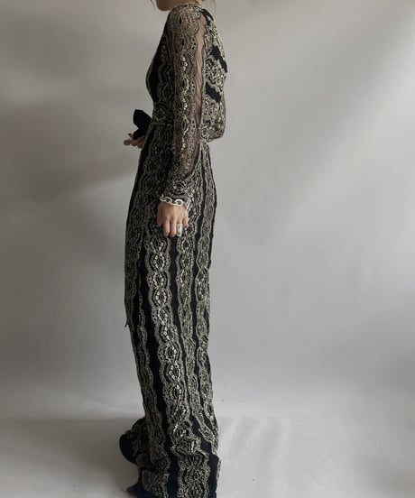 【USED】L/S Sheer One-piece / 231009-016
