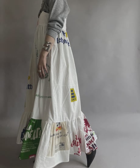 【RE;CIRCLE】RE Eco-Friendly Bag Camisole Long One-piece / 230427-021