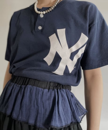 【USED】 Russell Short Sleeves T-shirt “New York Yankees” / 220503-014