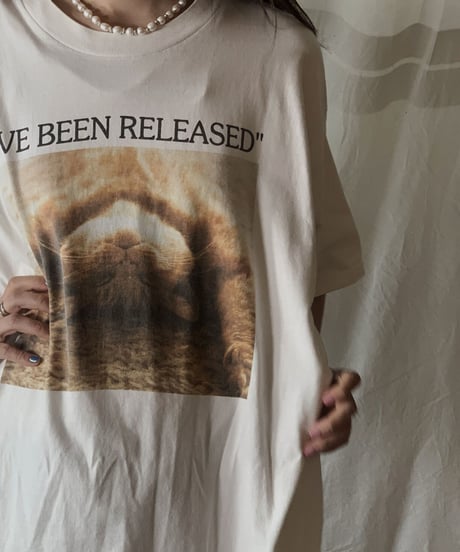 【USED】S/S T-shirt CAT① /210604-001