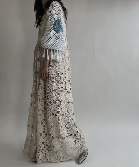 【RE;CIRCLE】 RE Crochet Lace One-piece / 220526-007