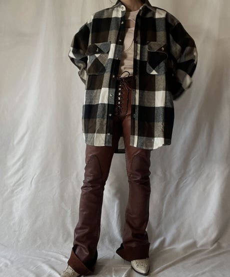 【USED】 Wool L/S Shirt②/211110-041