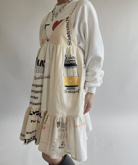 【RE;CIRCLE】 Re Eco Bag Back Lace Up Cami  /  250417-017