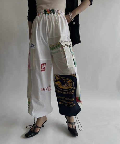 【RE;CIRCLE】 RE Eco-Friendly Bag Draw Cord Pants / 220825-024