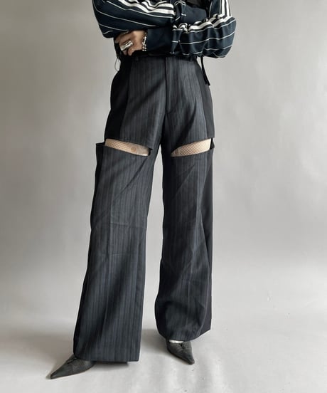【RE;CIRCLE】 Re Suit Slit Pants/ 241003-021