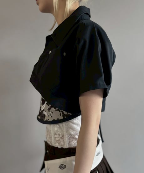 【Chinatsu Aoyama】 RE Makers Shirt Navy / 260702-016