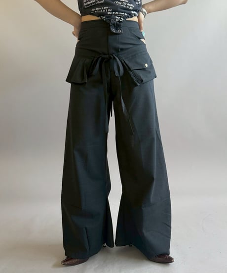 【RE;CIRCLE】 RE Suit Pleats Bag / 260514-006