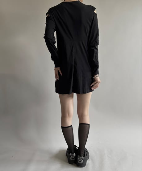 【USED】 Design Zip Up Short One-Piece  / 250531-005