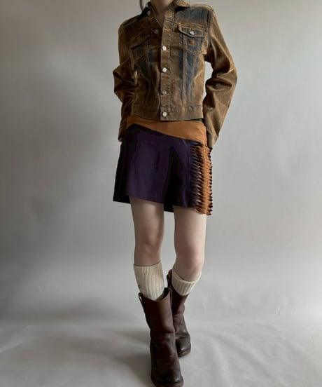 【USED】 Velour Design Jacket / 260314-020