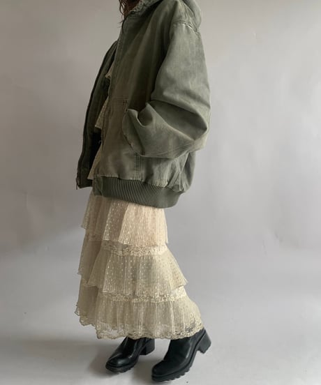 【USED】 Patterned Tiered Long One-Piece / 241109-033