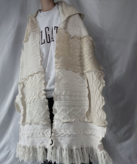 【RE;CIRCLE】 RE Alan Knit Muffler① /211223-001