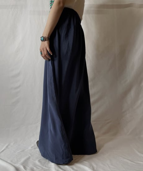 【USED】 Poly Long Skirt②/20210819-017