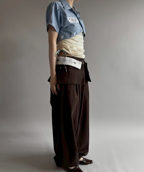 【Chinatsu Aoyama】 RE Makers Shirt Stripe/ 260702-029