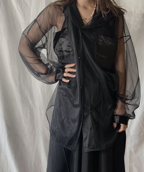 【USED】  See-through Top①/210506-034