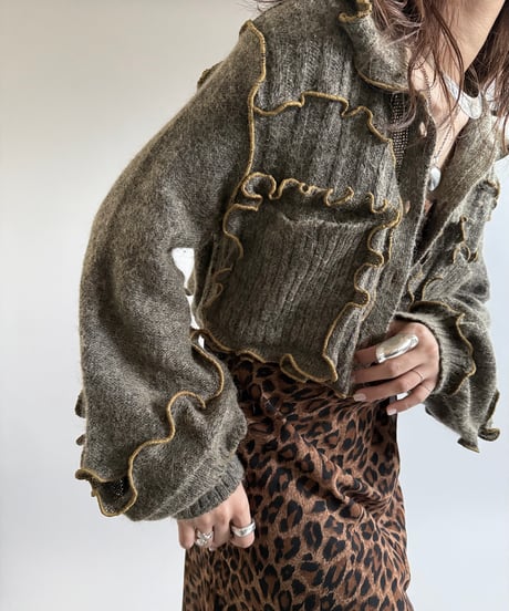 【RE;CIRCLE】 RE Mellow Knit Cardigan Top  /  241226-002