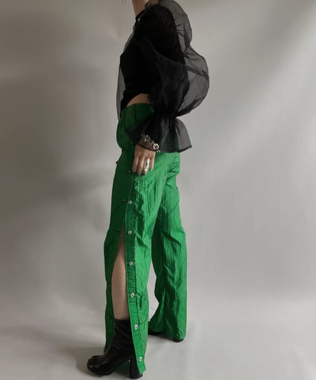 【USED】 Nylon Jersey Pants / 230916-020