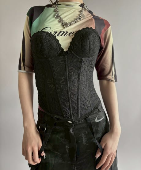 【USED】 Lace Corset / 260411-011