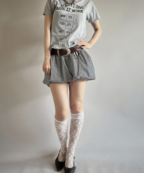【USED】 RESIZED GILDAN I ALWAYS GIVE 100% AT WORK T-Shirt / 250802-003