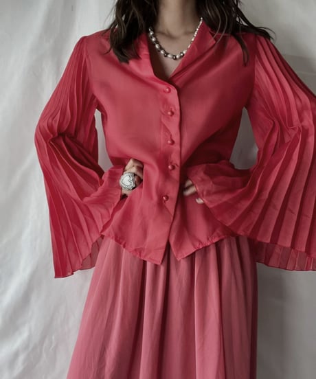 【USED】  Poly See-through L/S Blouse/210921-029